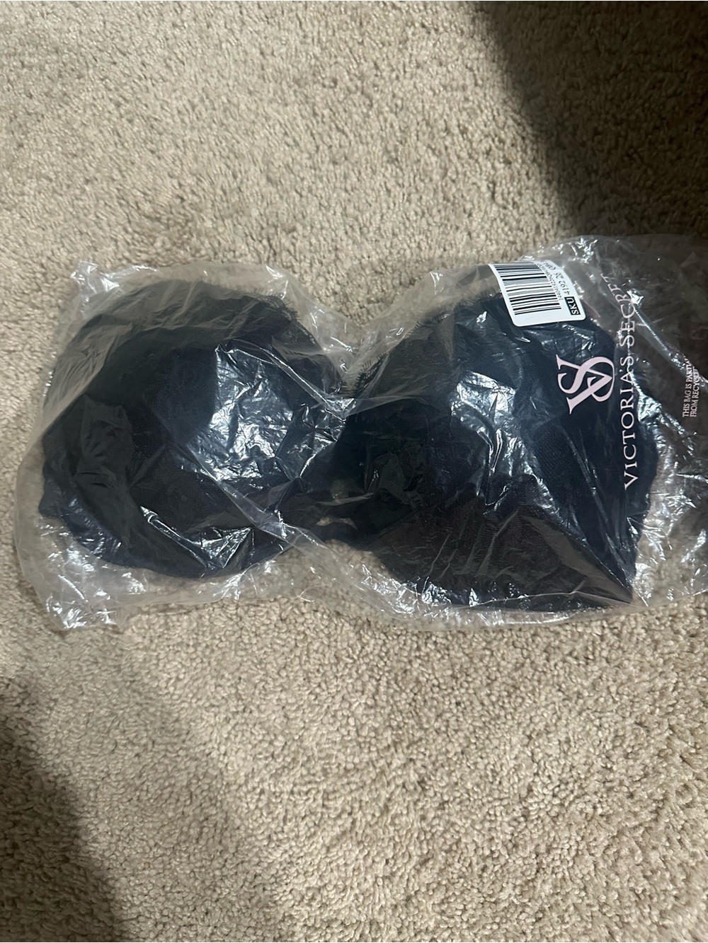 Victoria's Secret Black Strapless Bra